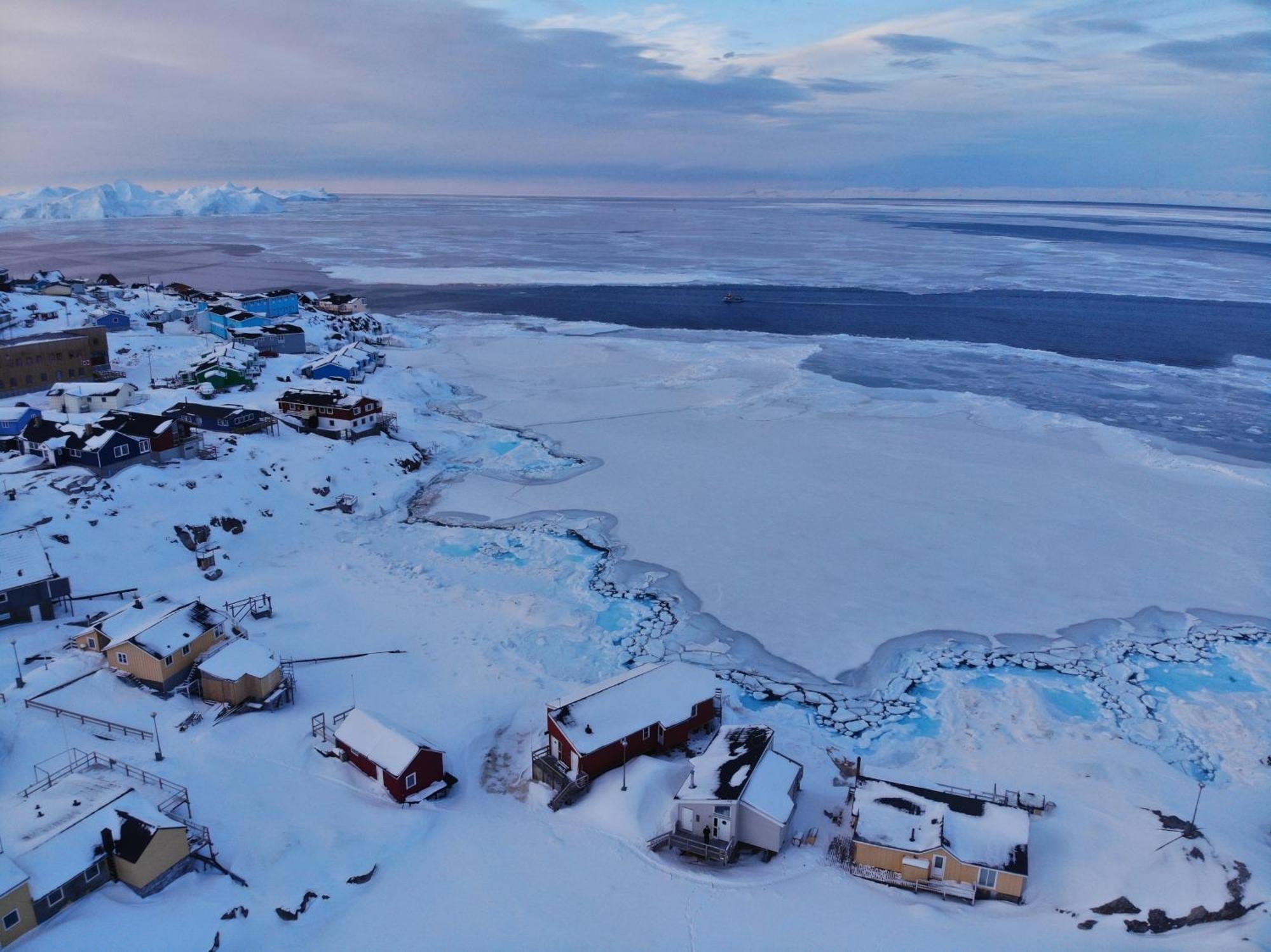 Grand Seaview Vacation House, Ilulissat Villa Bagian luar foto